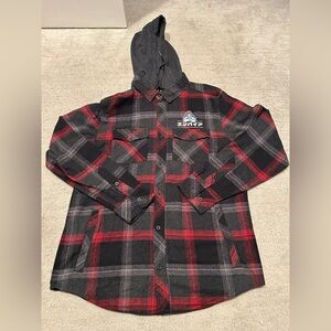 Empyre Red and Black Plaid Kids Jacket